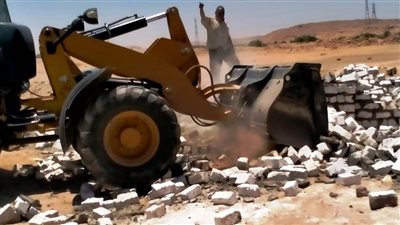 إزالة 10 حالات مخالفة وتعديات بمركز ومدينة الطود في الاقصر