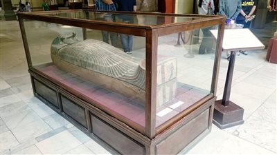 متحف التحرير يعرض تابوت بطل حرب الاستنزاف أمام الهكسوس وخبير يعلق