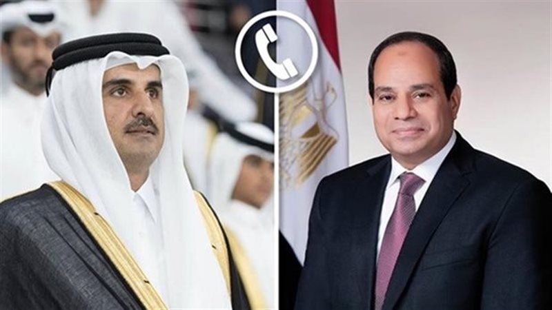 اتصال هاتفي بين الرئيس