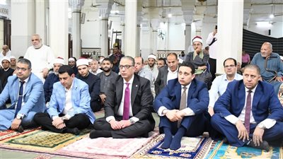 محافظ الفيوم يشهد الاحتفال بالعام الهجري الجديد فى مسجد ناصر الكبير