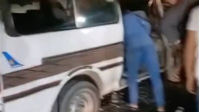 مصرع وإصابة 8 أشخاص فى حادث مروع على الطريق الأوسطى بحلوان 