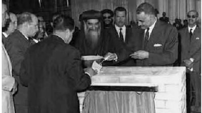 الكنيسة القبطية تحيي تذكار افتتاح الكاتدرائية المرقسية بالعباسية 