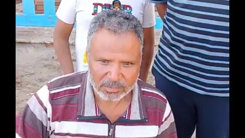 صورة والد الشاب الغارق