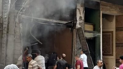 انفجار أسطوانة بوتاجاز داخل مطعم شهير يصيب 5 أشخاص بالمحلة 