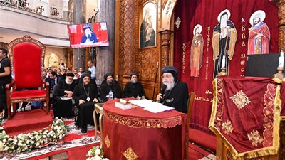 البابا تواضروس الثانى يتحدث عن حكايات الشجرة المغروسة فى عظة الأربعاء 