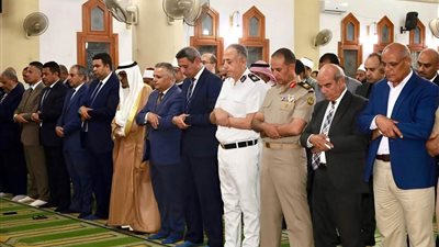 محافظ السويس يشهد الإحتفال بالعام الهجري الجديد بمسجد إبراهيم نافع 