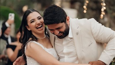 اللقطات الأولي من كتب كتاب كنزي مدبولي..ودموع والدها تسرق الأضواء|بالصور