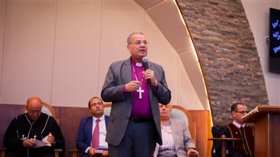 رئيس الطائفة الإنجيلية يشهد تنصيب القس كامل أفرايم لكنيسة عكاكا بالمنيا 