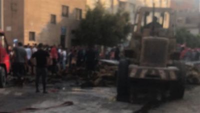 سائق شجاع ينقذ قرية القرشية من كارثة محققة بعد اشتعال حمولة كتان بعربته