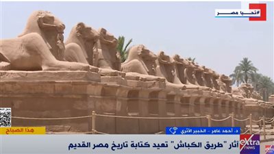 تعيد كتابة التاريخ.. خبير أثري يوضح عدد من الاكتشافات الجديدة في طريق الكباش