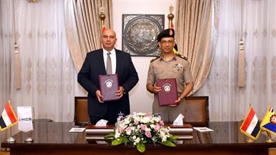 المتحدث العسكرى: الكلية العسكرية توقع عقدى إتفاق مع شركة (MCS) وشركةE- FINANCE