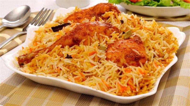 برياني الدجاج السريع