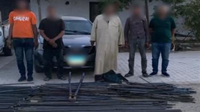 ضبط تشكيل عصابي تخصص في سرقة المواقع تحت الإنشاء بالقاهرة  