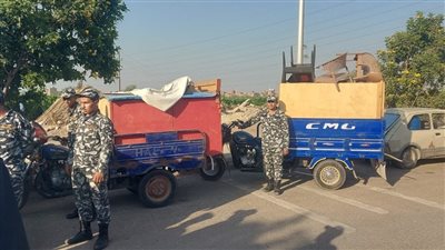 محافظ القليوبية يتابع أعمال جهود الحملة المكبرة لإزالة الاشغالات ببنها