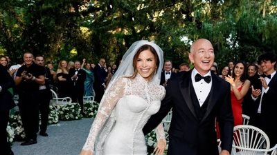 تكلفة مجوهرات زفاف جيف بيزوس ولورين سانشيز.. خاتم وقلادة بملايين الدولارات