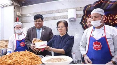 بعد وزيرة النمسا.. سفير ميانمار يغرف 