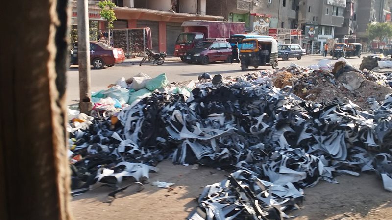 القمامة بشوارع شبرا