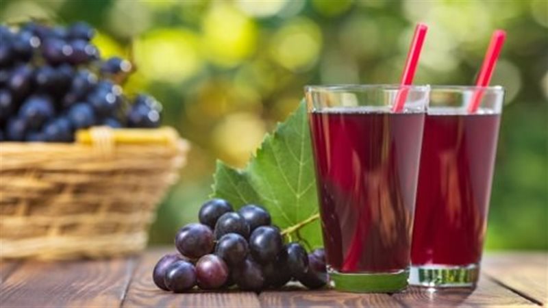 عصير العنب الأخضر