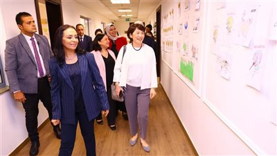 وزيرة التضامن الاجتماعي تلتقي نائب رئيس  الوكالة اليابانية للتعاون الدولي 