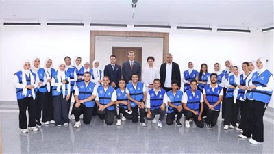 محافظ دمياط يلتقى مع متطوعى وزارة الشباب والرياضة 