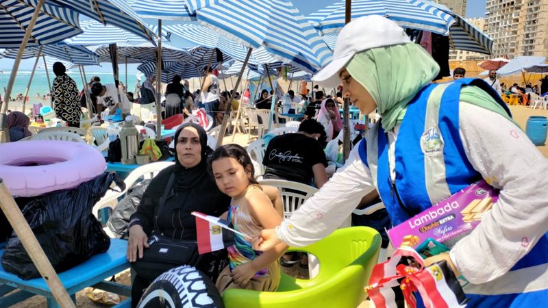 احتفالات شواطئ الإسكندرية