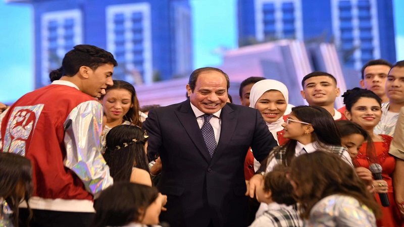 الرئيس السيسي وذوي