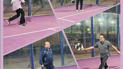 جامعة القاهرة تفتتح مجمع ملاعب البادل وتدعو طلابها لممارسة الرياضة 