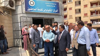 محافظ الدقهلية يفاجئ المركز التكنولوجي بجمصة بجولة تفقدية مفاجئة