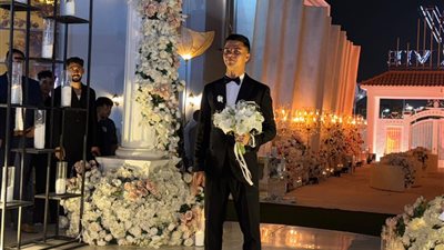 الصور الأولى من حفل زفاف محمد شحاتة لاعب نادي الزمالك