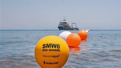 وي تنتهي من عمليات الإنزال ومسارات العبور بالكابل البحري SEA-ME-WE-6  بمصر