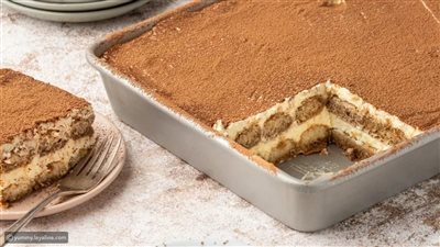 طريقة عمل تيراميسو إيطالي أصلي في البيت على طريقة الشيف نادية السيد