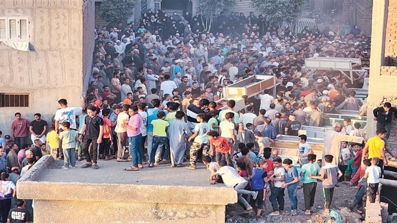 ضحايا حادث المنوفية