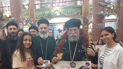 مطران البحيرة يجرى الزيارة الرعوية الأولى لأبو المطامير 