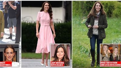 دوائر الملكية:المصممات والصديقات اللواتي يُشكّلن ستايل الأميرة كيت ميدلتون