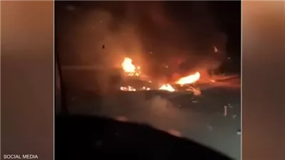 السيطرة على حريق نشب داخل سيارة نقل بطريق الواحات بمدينة أكتوبر