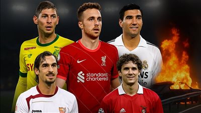 قبل ديوغو جوتا.. نجوم ودّعوا الملاعب في حوادث مأساوية