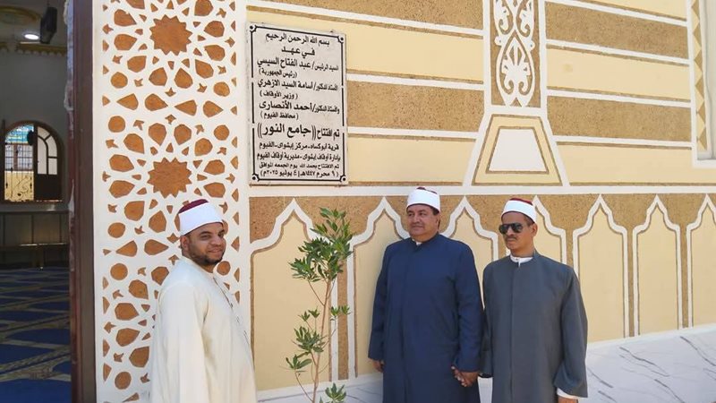 افتتاح أحد المساجد