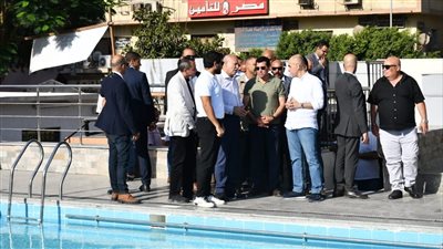 وزير الشباب والرياضة ومحافظ القاهرة يتفقدان المركز الرياضي بشبرا