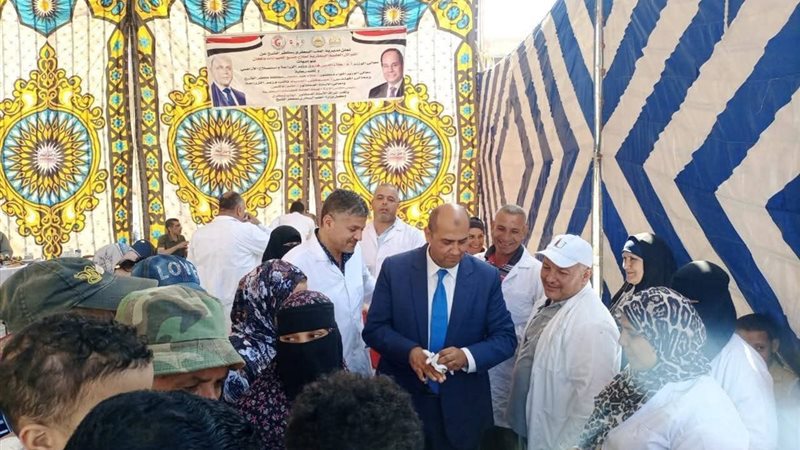 جانب من القوافل البيطرية