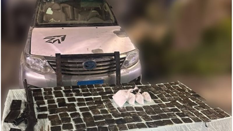 المواد المخدرة المضبوطة