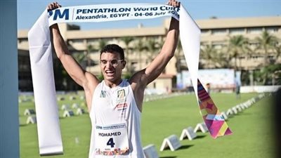 معتز وائل يتوج بذهبية نهائي كأس العالم للخماسي الحديث