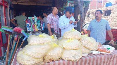 بيبيعوا العيش بسعر حر.. محافظ الدقهلية يتحفظ على كميات من الخبز المدعم ببلقاس