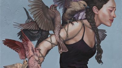 أول تعليق لـ ليزا لاشينلسين بعد سرقة مها الصغير لوحاتها 