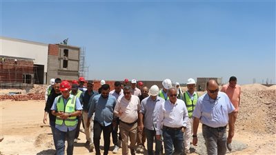 رئيس جهاز تنمية مدينة السادات يتفقد مصنع 