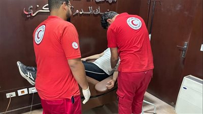 بنك دم الهلال الأحمر يرفع درجة الاستعداد القصوى استجابة لحريق سنترال رمسيس