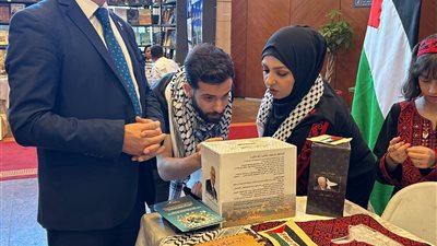 قنصلية فلسطين بالإسكندرية تشارك في معرض كتاب مكتبة الإسكندرية 