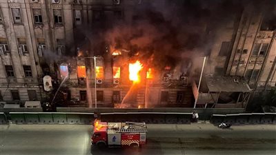 حريق سنترال رمسيس يسفر عن 4 وفيات و39 مصابًا واحتراق 5 طوابق