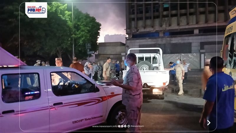 حريق سنترال رمسيس