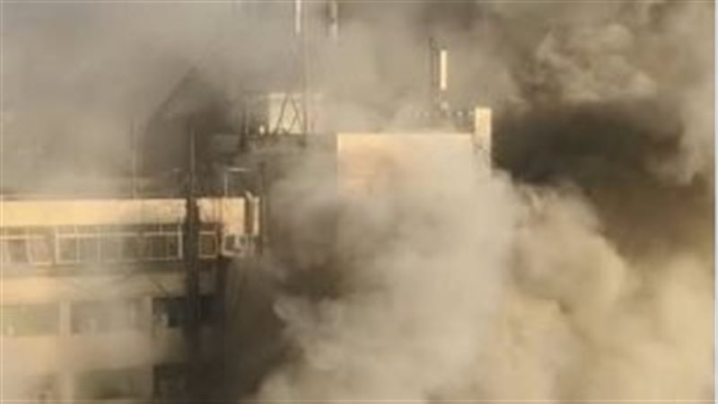 حريق سنترال رمسيس