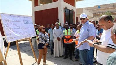 أهالى قرية الجعافرة يشكرون الرئيس السيسى لدخول قريتهم 